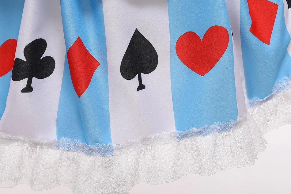 Girl Alice Costume Halloween Maid Lolita Dress Kids Cosplay Servant Family Party Fancy Clothing New Arrival