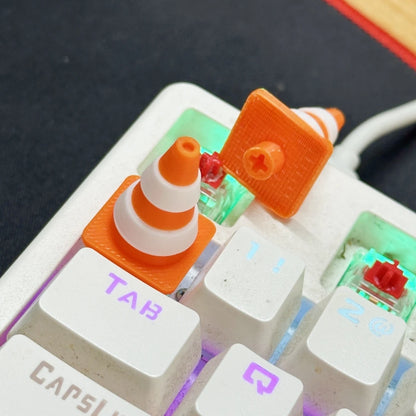 Handmade Resin Animal Keycap Creative Barricade Design for Mechanical Keyboard Custom Artisan Personality Key Caps Accessories