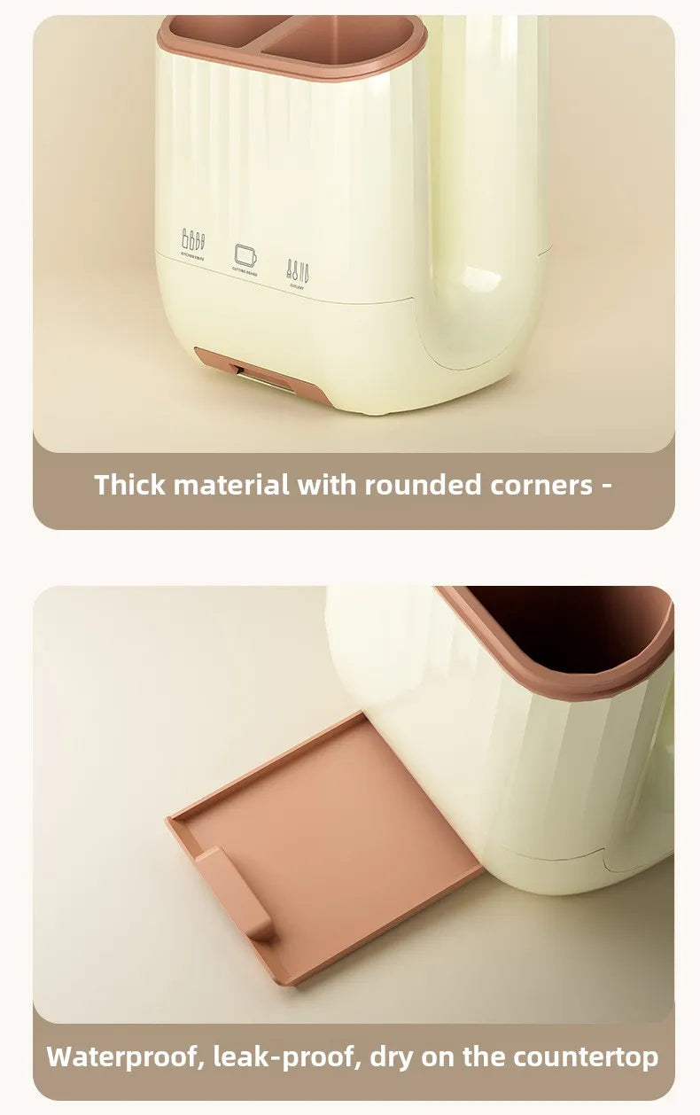 Kitchen shelf, household vegetable board storage rack, countertop drain, chopstick holder, cutting board, integrated knife holde