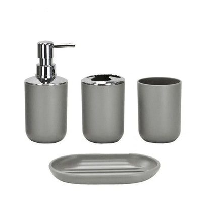 New luxury 4/6 piece bathroom accessories set various styles solid color high-end bathroom accessories set