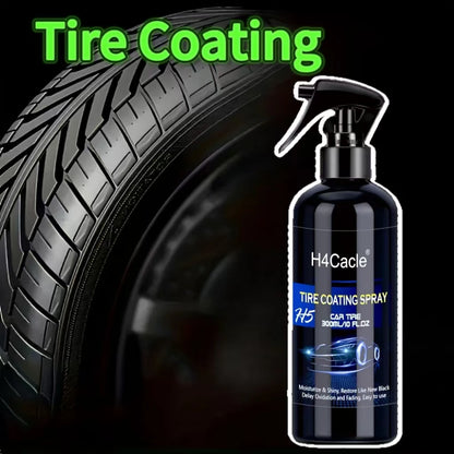 Car Coating Black Wet Look Tire Polisher Shine Dressing -Automotive Clear Coat Tire Dressing Spray Wet Tire Look Tire Glioss