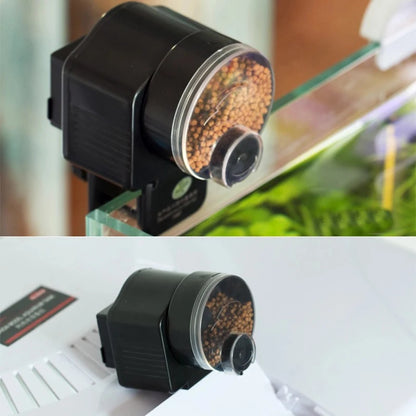 Automatic Fish Feeder for Aquarium Fish Tank Auto Feeder with Timer Pet Feeding Dispenser Fish Shrimp Betta Goldfish Food Feeder