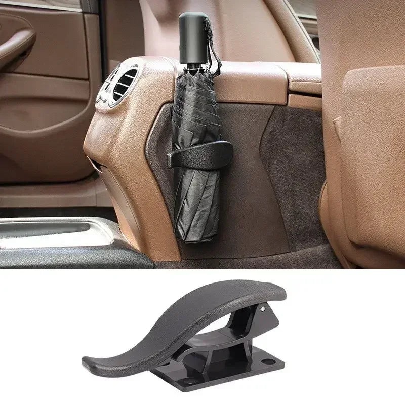 2Pcs Car Seat Back Hook Multi-purpose Trunk Umbrella Mount Holder Car Umbrella Storage Organizer Holders Universal Car Accessory