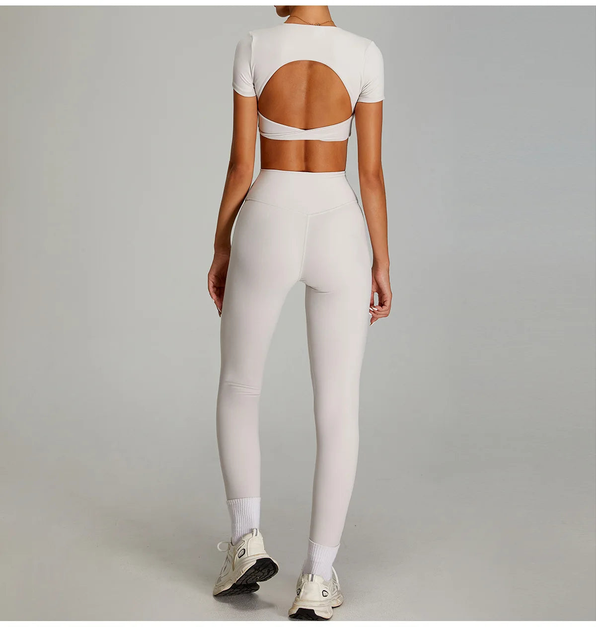 Yoga Pants Sports Leggings Women High Waist Tights Elastic Yoga Pants Training Running Gym Quick Dry Breathable Leggings Female