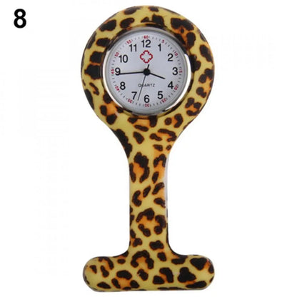 Fashion Fob Watch Nurse Silicone Nurse Watch Solid Medical Pocket Watch Pin Pocket Watch Hanging Watch Brooch Decor Quartz Часы