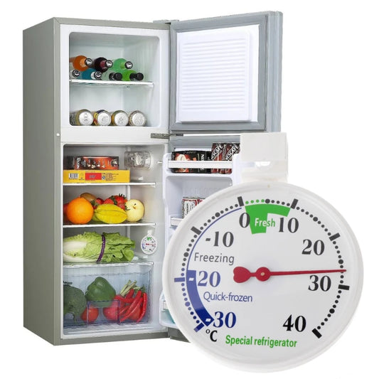 Fridge Thermometer for Traditional Refrigerators Mini Fridges Freezers -30°~40°C Large Dial with Red  R9UF