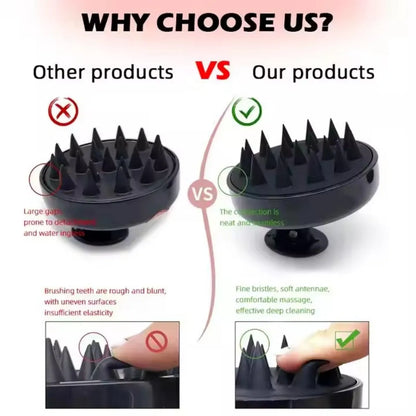 Head Cleansing and Massage Wet and Dry Scalp Massage Brush Soft Massage Cushioned Airbag Non-invasive Scalp Deep Conditioning