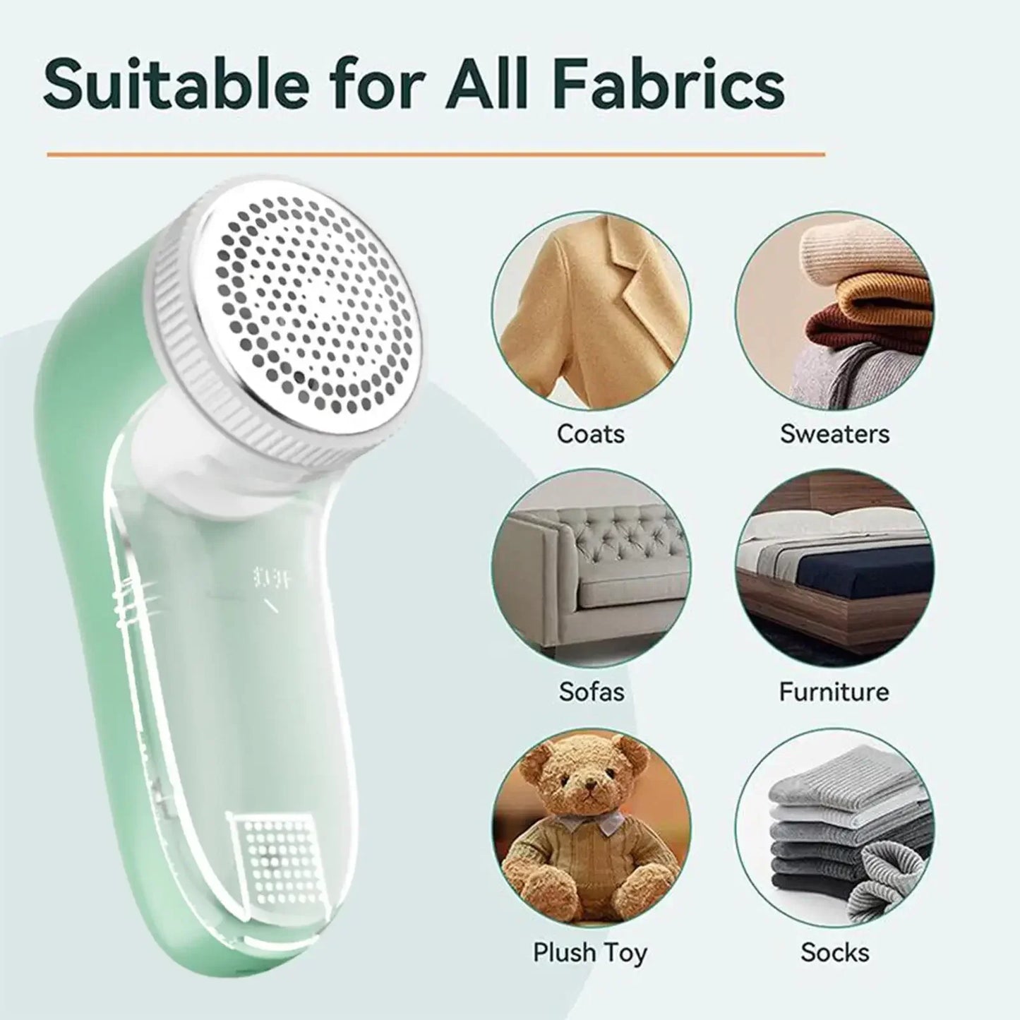 Professional Removes Lint From Clothes Pet Hair Remover Cleaning Roller Take Out of Clothes Electric Cats Hair Brush Home Tools