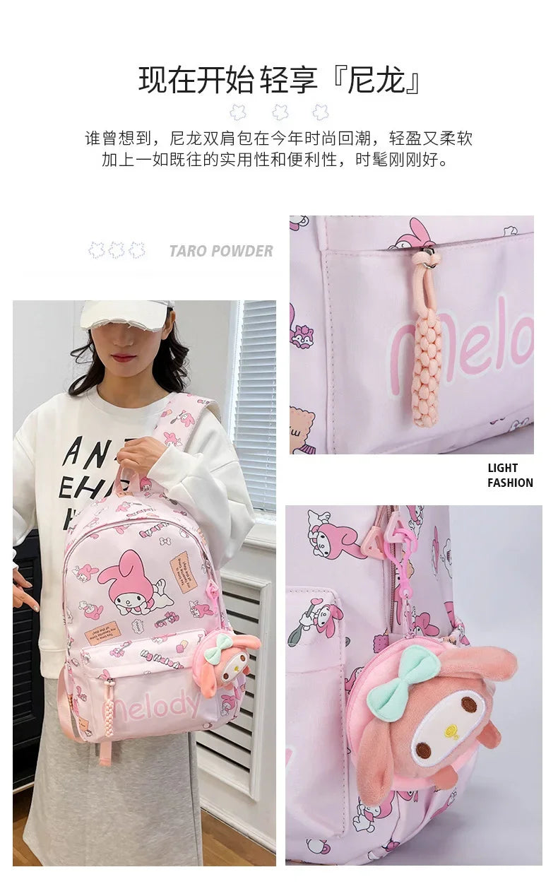 Fashion Student Backpack Cartoon Print Cute Large Capacity Backpack Fashion Student Backpack