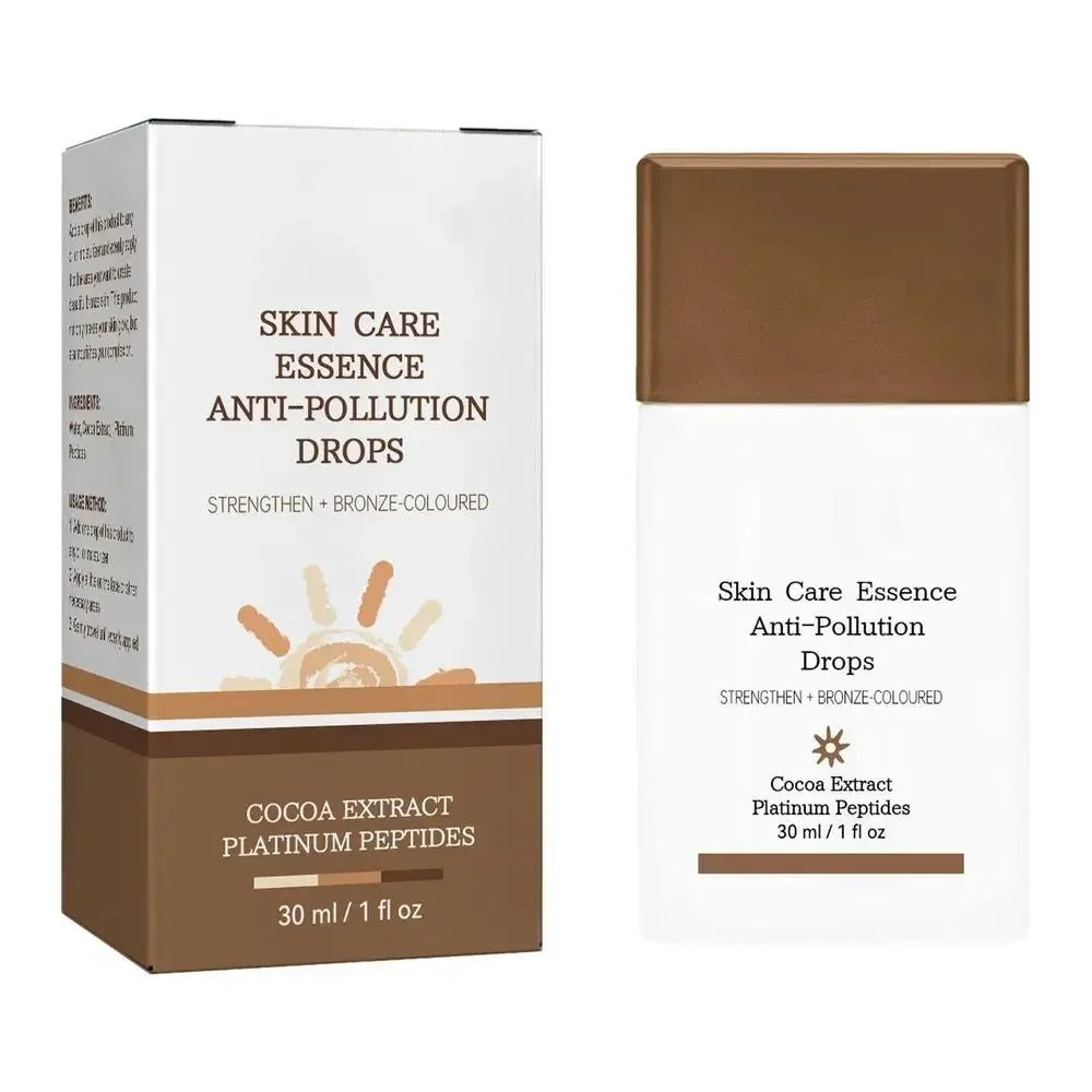 30ml Fake Tan Peptide Serums Liquid Dark Self Tanning Serum Self Tanning Essence Bronzer Drops Face Self Tanner Drops