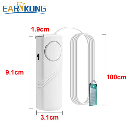 Water Leak Sensor Sound Alarm System Smart Home Automation Water Overflow Level Detector Residential Security Protection