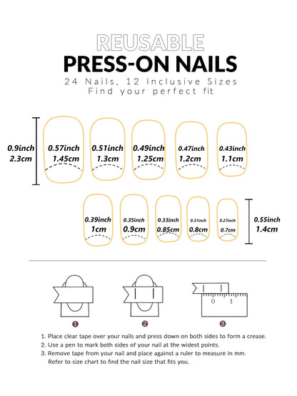 ARTAUG 24PCS Medium Almond Fleshcolor Press On Nails Fake Nails Pink Summer Nails Press On Nails Detachable Reusable Girl Gift