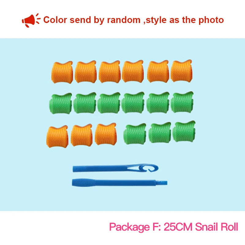 Heatless Hair Curler No Heat Silk Ribbon Hair Rollers Curls Headband Sleeping Soft Lazy Hair Curlers Foam Rod Curling Hair Tools