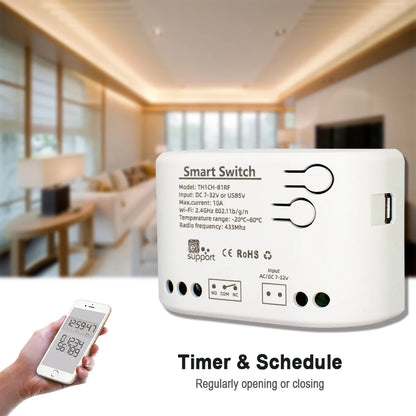 WiFi Smart Temperature Switch Ewelink Controller 2000W Intelligent Thermostat With Energy Consumption Monitor Work With Alexa