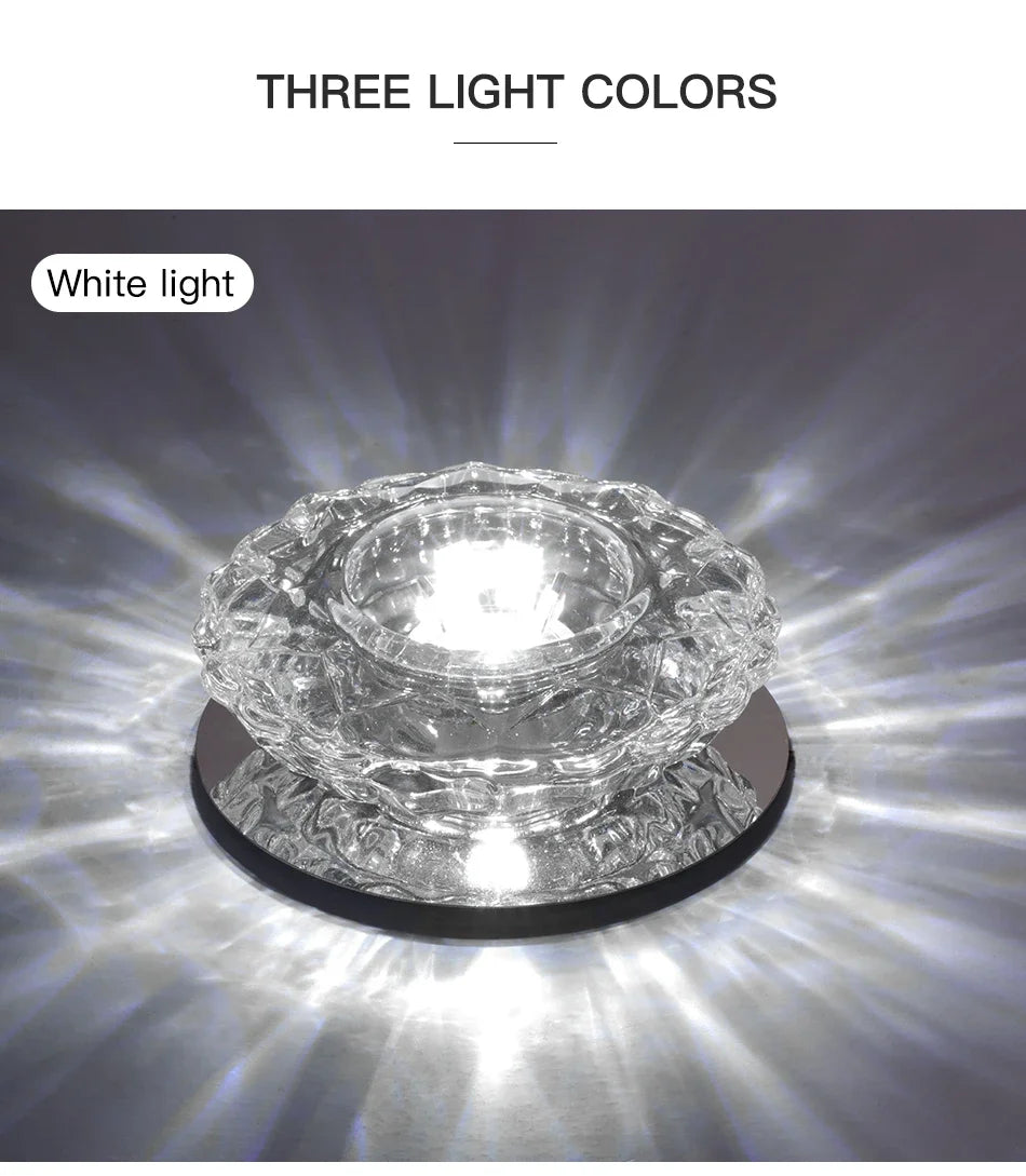 LED Ceiling Lamp for Aisle, Flush, Living Room, Crystal Corridor, Porch Light, Front Porch, Porch Light