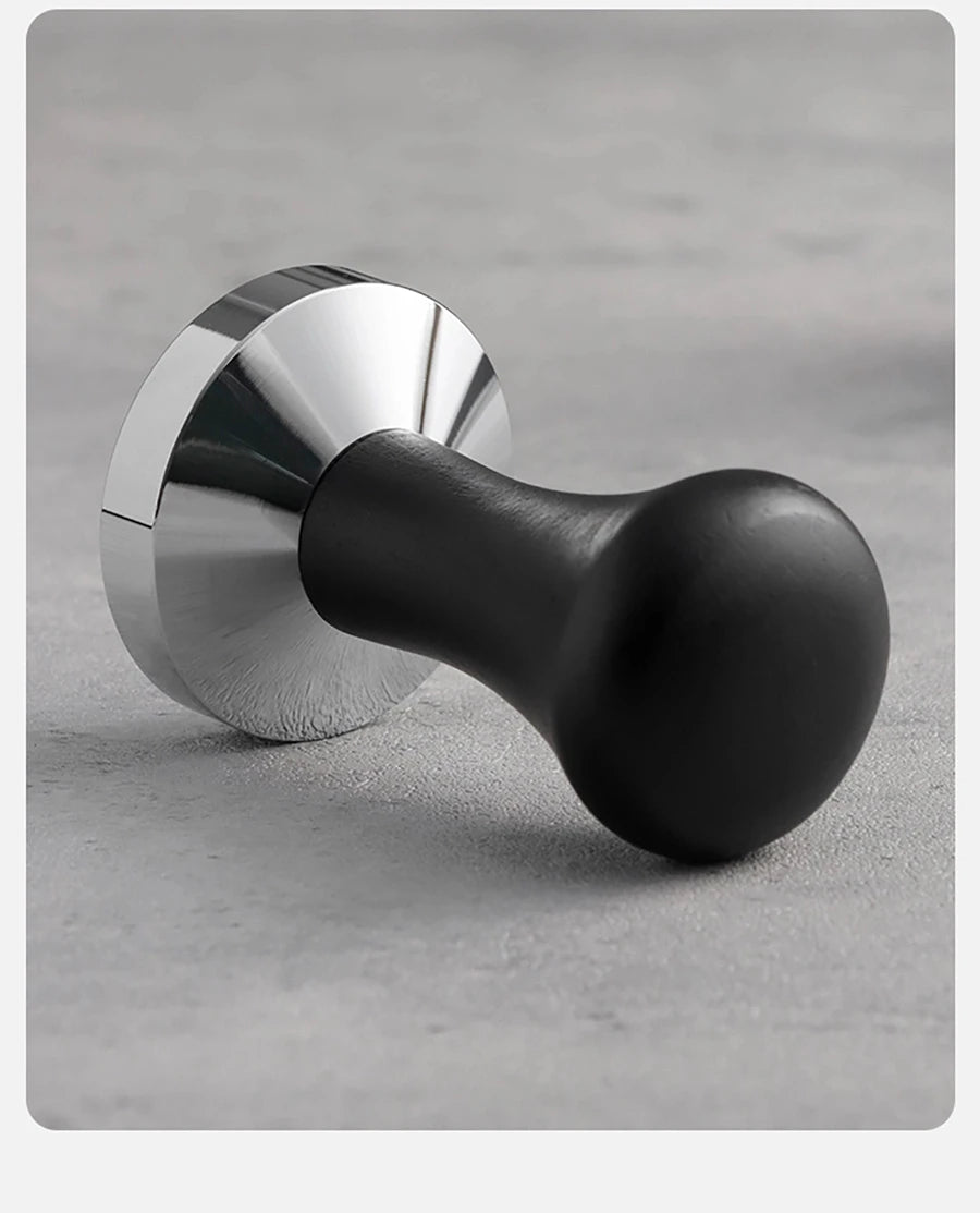 Coffee Barista Espresso Flat Tamper Base, Press Mat, Dosing Ring, Coffee Basket, Portafilter Holder, 58mm, 53mm, 51mm