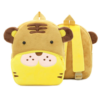 Cute cartoon animals school bags for Kindergarten kids backpack boys girls plush backpack