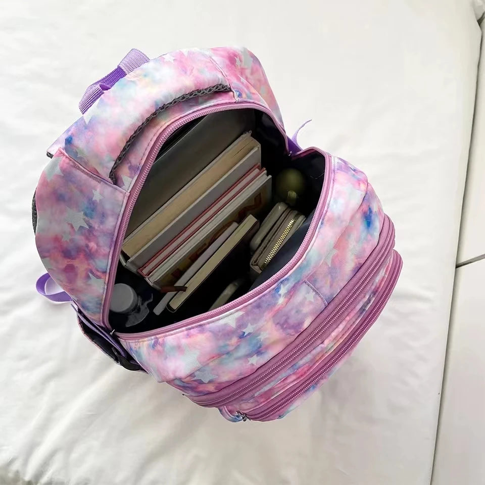 Children's Accessories Fashion Bags For Primary School Backpack Set Student Pencil Bag Food Bag Set Kids Bookbag 3pcs/Set