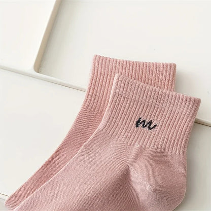 5 pairs of short sports socks for one sale, comfortable and breathable short socks sock