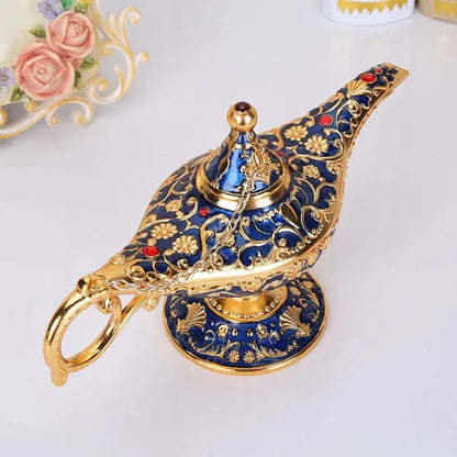 Aladdin Lamp Decorative Ornament Large European Retro Home Decoration Metal Decoration Crafts Holiday Gift
