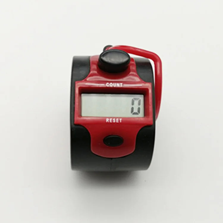 Electronic 5 Digit Number Counters Plastic Shell Hand Finger Display Manual Counting Tally Clicker Timer Soccer Golf Counter