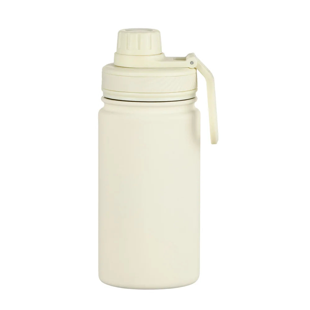 350ml Stainless Steel Sports Water Bottle, 316 Stainless Steel Sports Handle Cover, Outdoor Sports Insulated Thermos