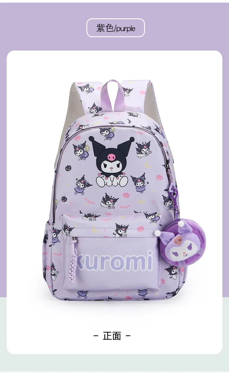 New style trendy student schoolbag cartoon print cute large capacity backpack fashionable middle school student backpack