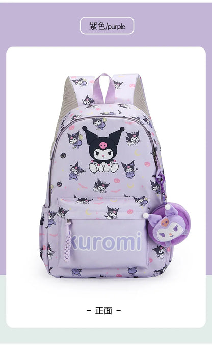New style trendy student schoolbag cartoon print cute large capacity backpack fashionable middle school student backpack