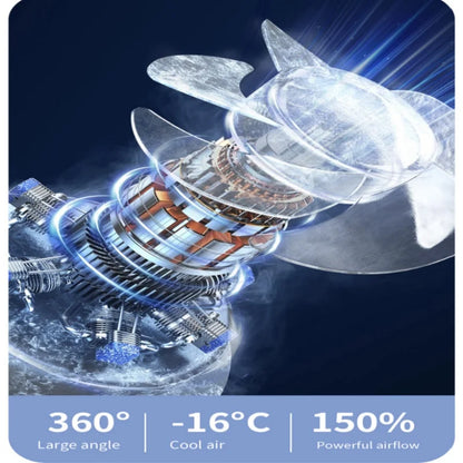 Xiaomi Portable Handheld Electric Fan High Speed Bladeless Fan USB Charging Silent Air Conditioner Digital Display Electric Fan