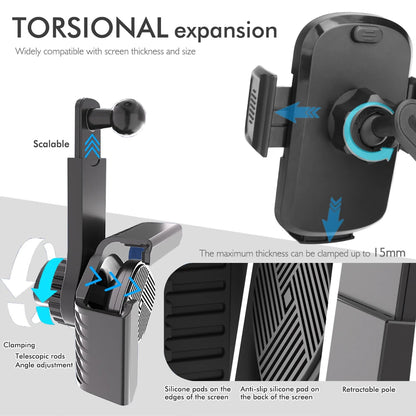 Magnet Car Mounted Display Screen Mobile Phone Holder 360 Degree Freely Rotation Foldable Mount Usded for Car Electric Vehicle