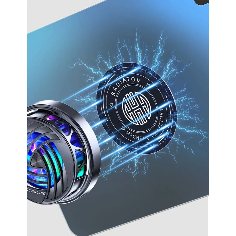 Mobile Phone Cooling Plate Universal Mini Mobile Phone Radiator Magnetic Stickers Expend Cooling Area For Mobile Phone