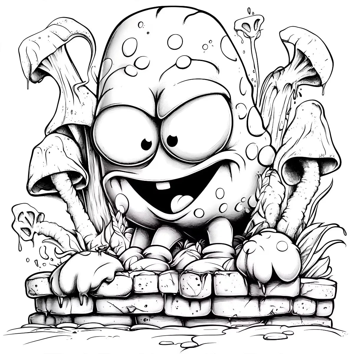 Joint Graffiti Colouring Book Adult Picture Book