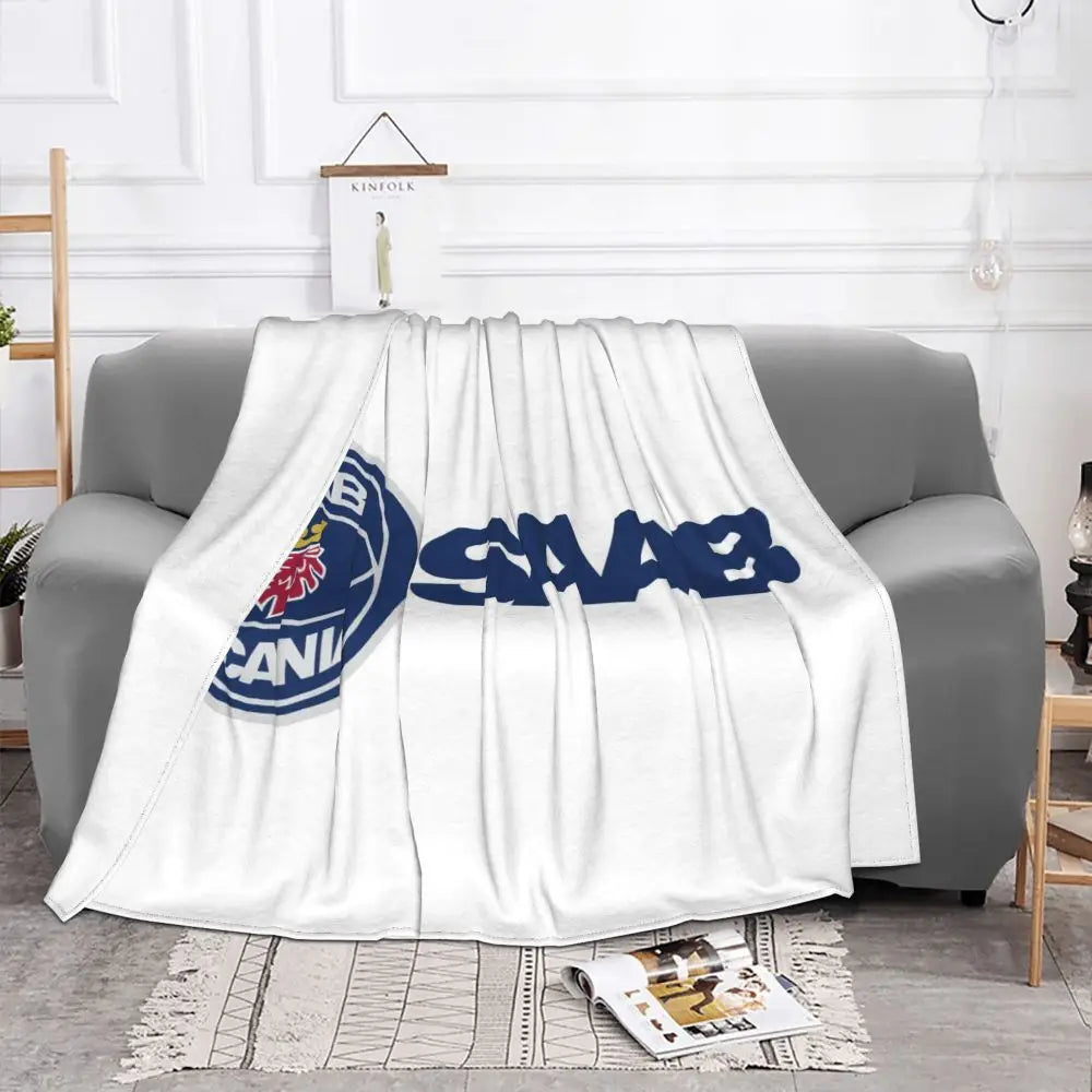 Sweden Saabs Scanias Blankets Fleece Winter Portable Lightweight Thin Throw Blanket for Bedding Travel Bedspread