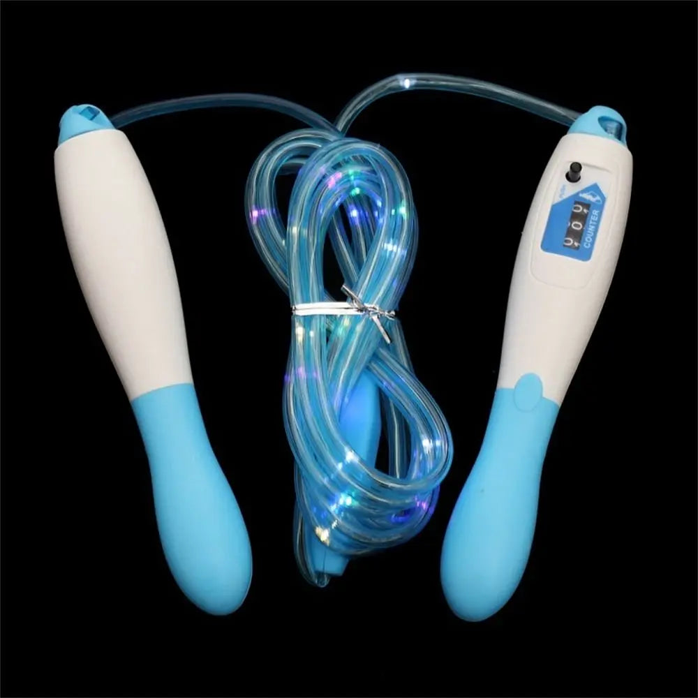 Luminous LED Jump Ropes Fun Fitness Enhance Flexibility Glowing Skipping Rope Coordination Counting Light Up Jump Ropes