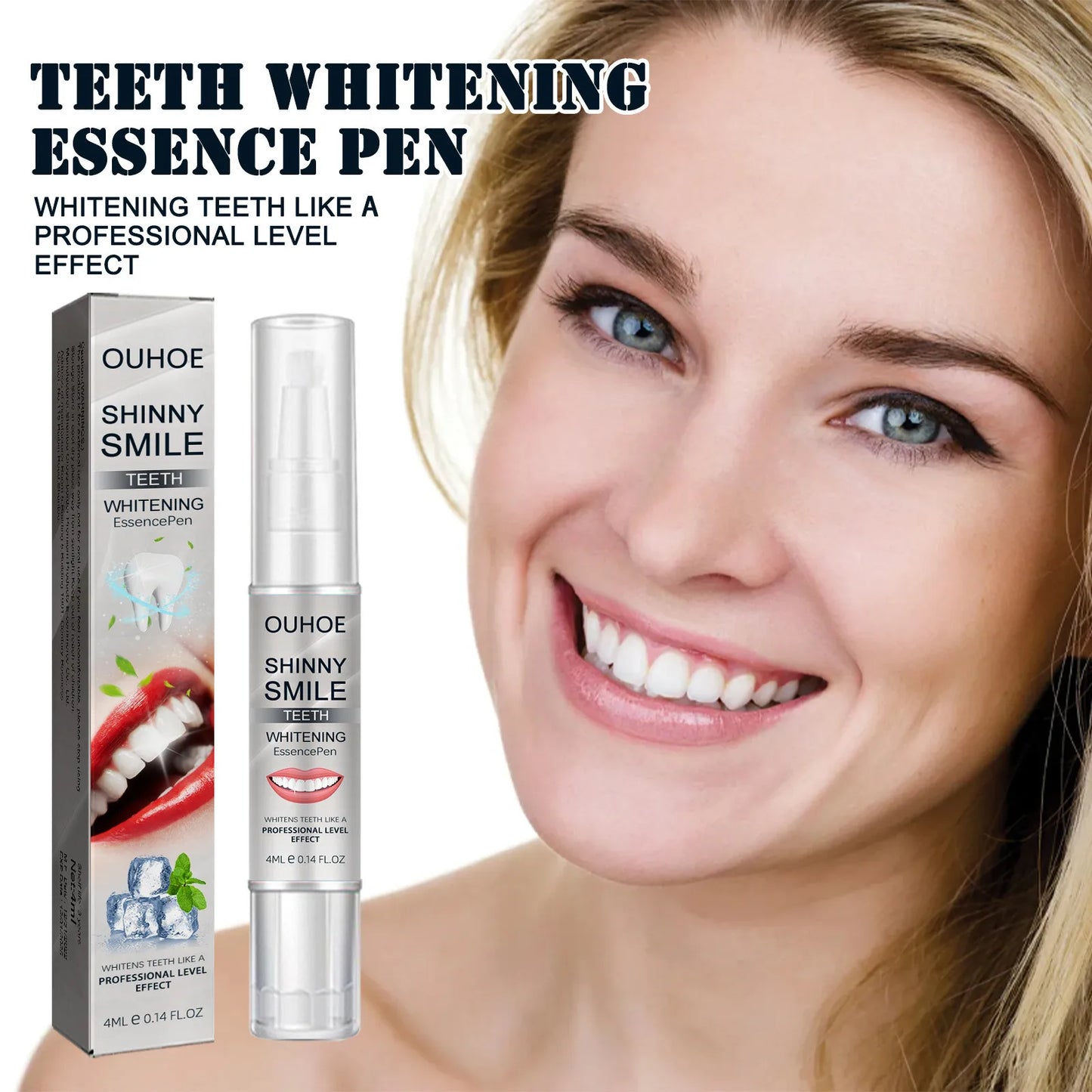 Tooth Paint, Instant Whitening Paint For Teeth, Teeth Stain Remover To Whiten Teeth, Tooth Polish Uptight 4ml