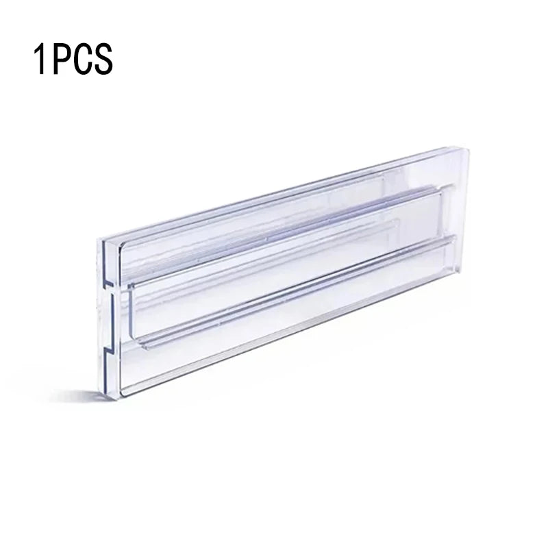 1/2/4/8PCS Drawer Dividers Organizers Adjustable Cabinet Storage Clothes Drawer Organizer Clear Drawers Separators Kitchen Tools