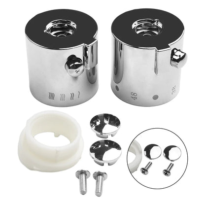 Shower Temperature Control Handle Knob Chrome Thermostatic Handle Bathroom Faucets Thermostats Parts High Quality