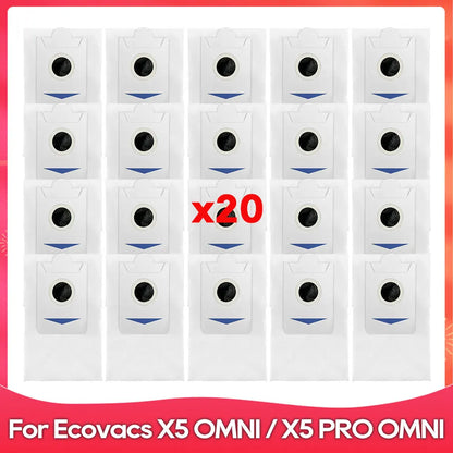 Fit For ( ECOVACS X5 OMNI / X5 PRO OMNI ) Part Accessories Main Side Brush Filter Mop Cloth Dust Bag Robot Vacuum Cleaner Kit