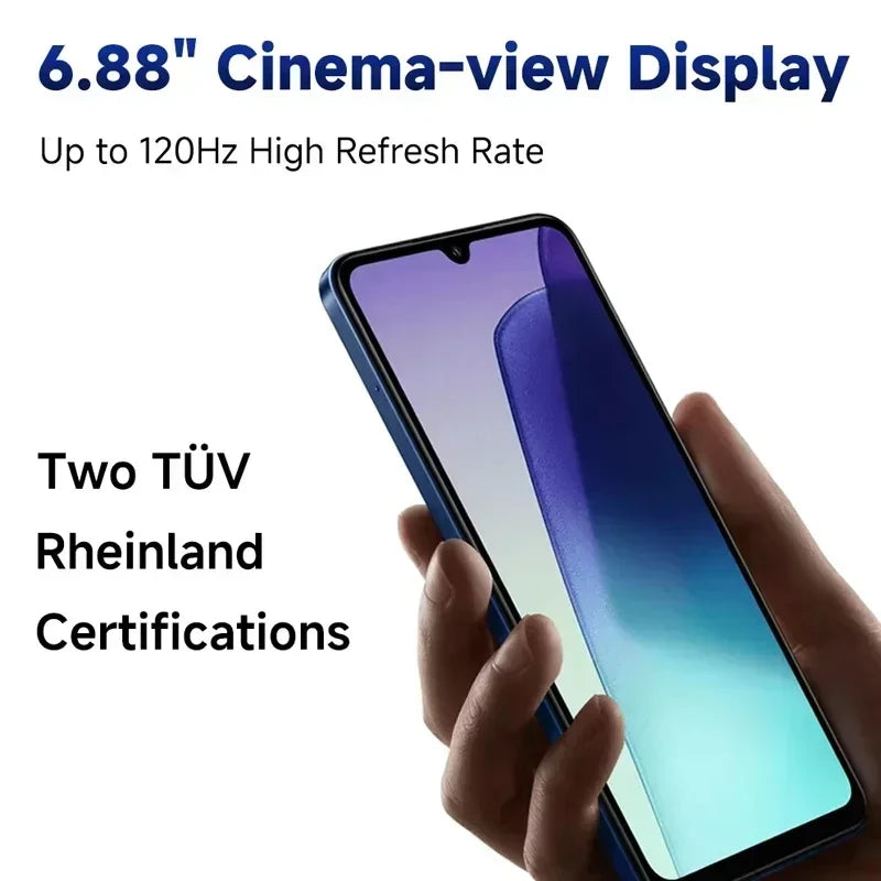 Global Version Xiaomi Redmi 14C Smartphone 8GB 256GB MediaTek Helio G81-Ultra Processor 6.88" 120Hz Display 50MP AI Dual Camera