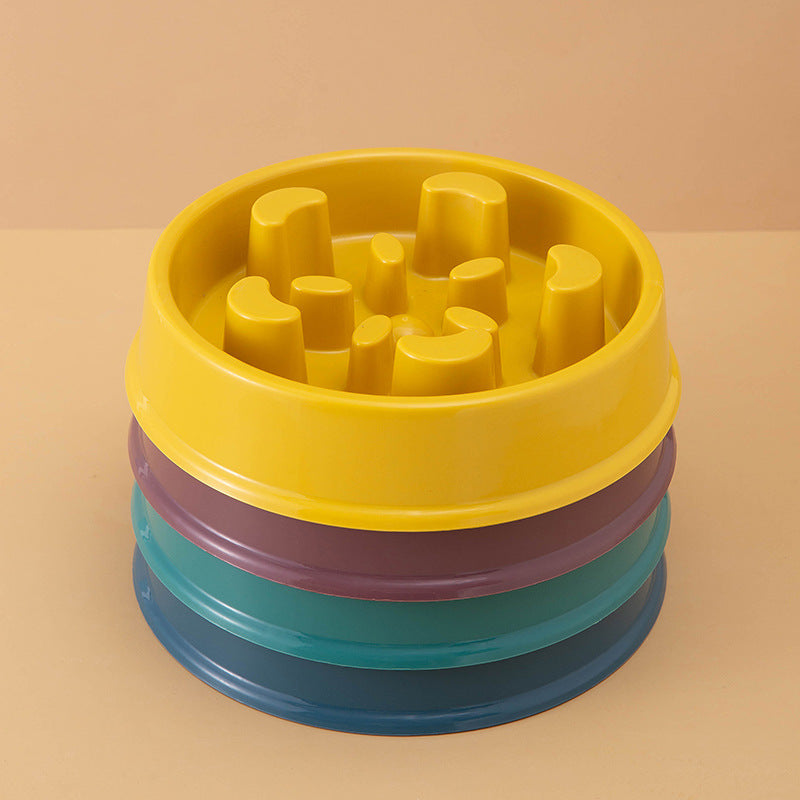Non Slip Slow Eating Puzzle Maze Fun Pet Feeding Bowl for Dog Cat, Bloat Stop Puppy Food Water Bowl, Slow Feeder Bowls Dishes