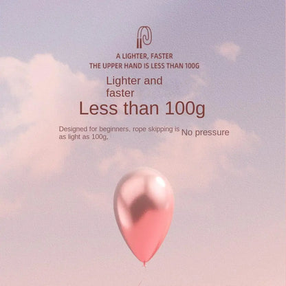 Strong Flexibility Skipping Rope Not Entangled Adjustable Soft Beaded Segmented Fitness Jump Rope Unisex Environment Protection