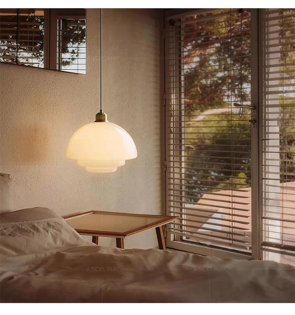 Nordic  Glass Pendant Lamp Art Decorative Dinning Room Lamp Kitchen Island Bedrrom Bedside LED E27 Modern Light Fixtures