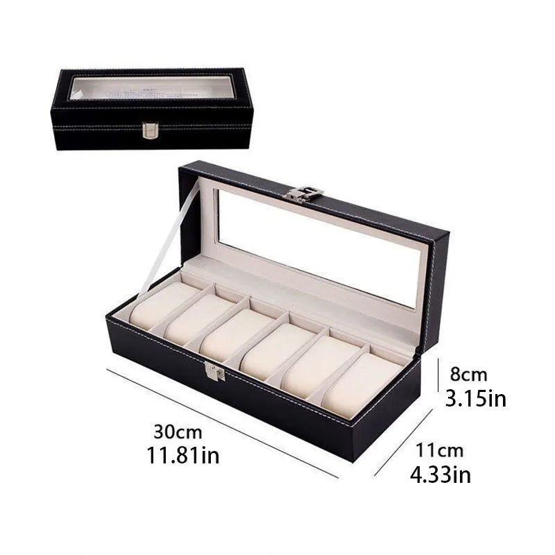 Simple Watch Storage Box, PU Leather Watch Box, Watch Storage Box, Watch Display Box, Watch Storage Box, Watch Collection Box