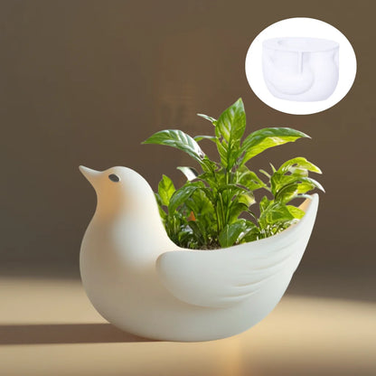 Church relief succulent plant flowerpot resin silicone mold house church storage box mold tower church cross relief gypsum molds