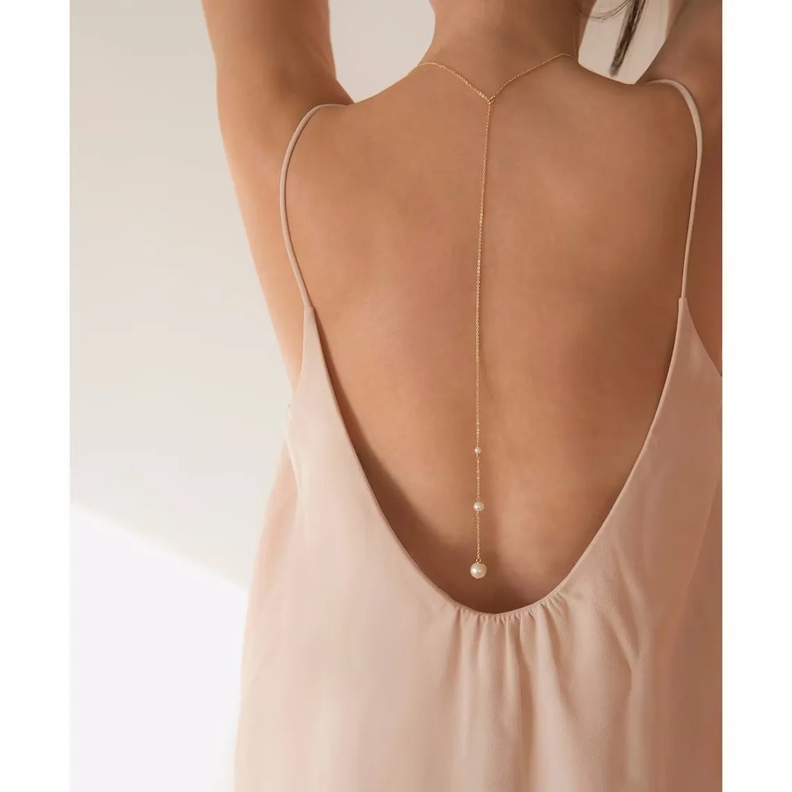 Sexy Lingerie Women Body Chain Simple Metal Scallop Pendant Transparent Waist Chain For Women Festival Outfit Jewelry