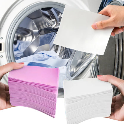 30PCS Laundry Detergent Sheets Easy Dissolve Laundry Tablets Strong Deep Cleaning Detergent Laundry Soap for Washing Machine
