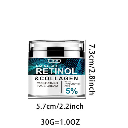 Collagen Retinol Hyaluronic Acid Cream, Retinol and Collagen Face Cream, Anti Againg Collagen Retinol Hyaluronic Acid Cream