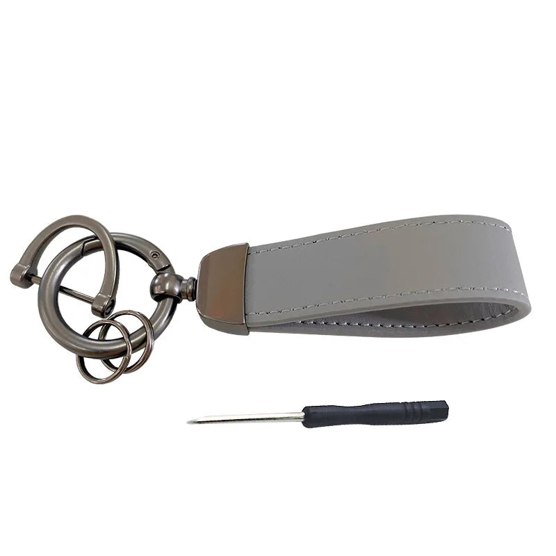 For AUDI A4 b8 b9 b6 b7 Auto accessories Multifunctional keychain leather keychain metal gift