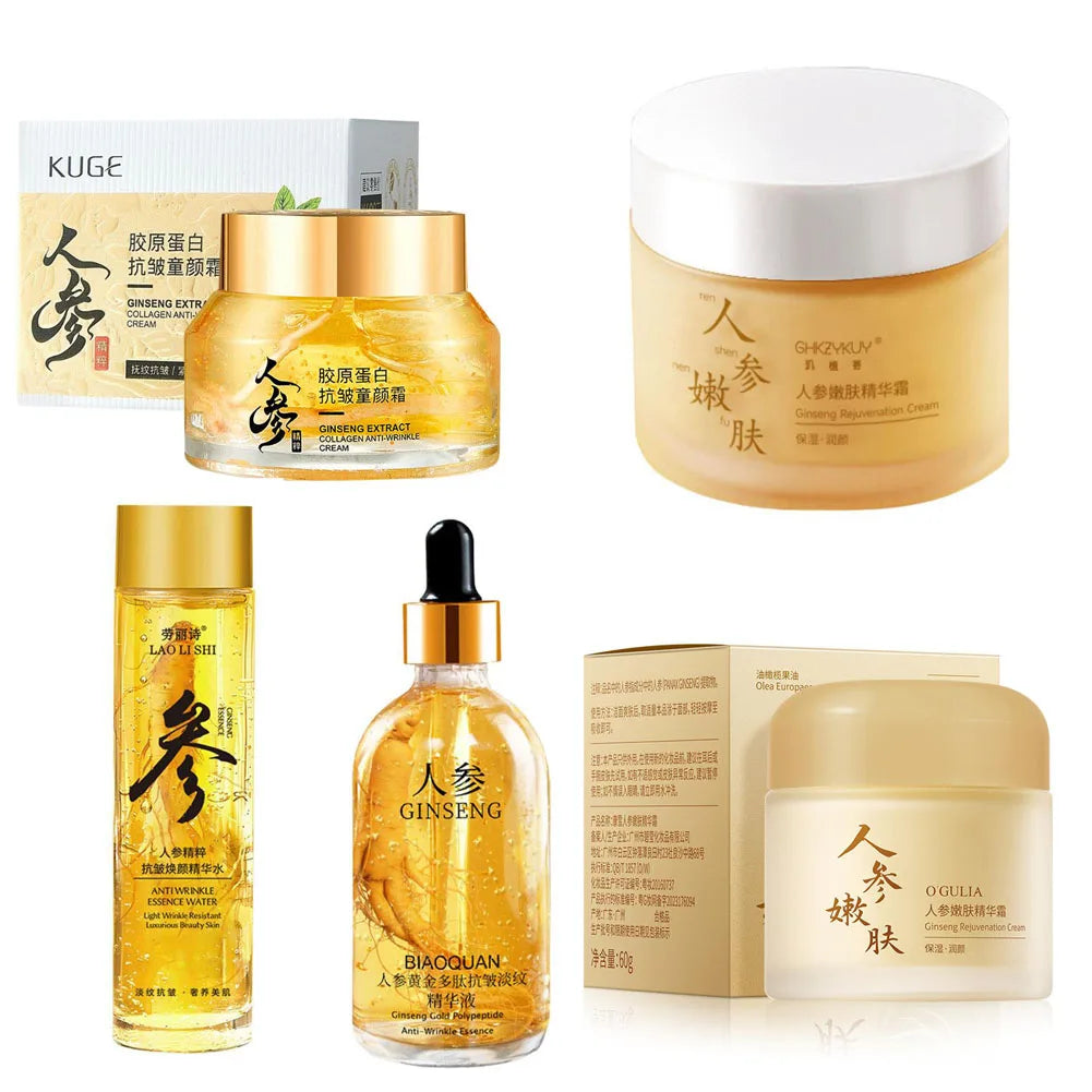 Ginseng Face Cream Firming Brightening Water Moisturizer for Smooth, Radiant Skin, Anti-Aging Skincare Facial Cream Skincare