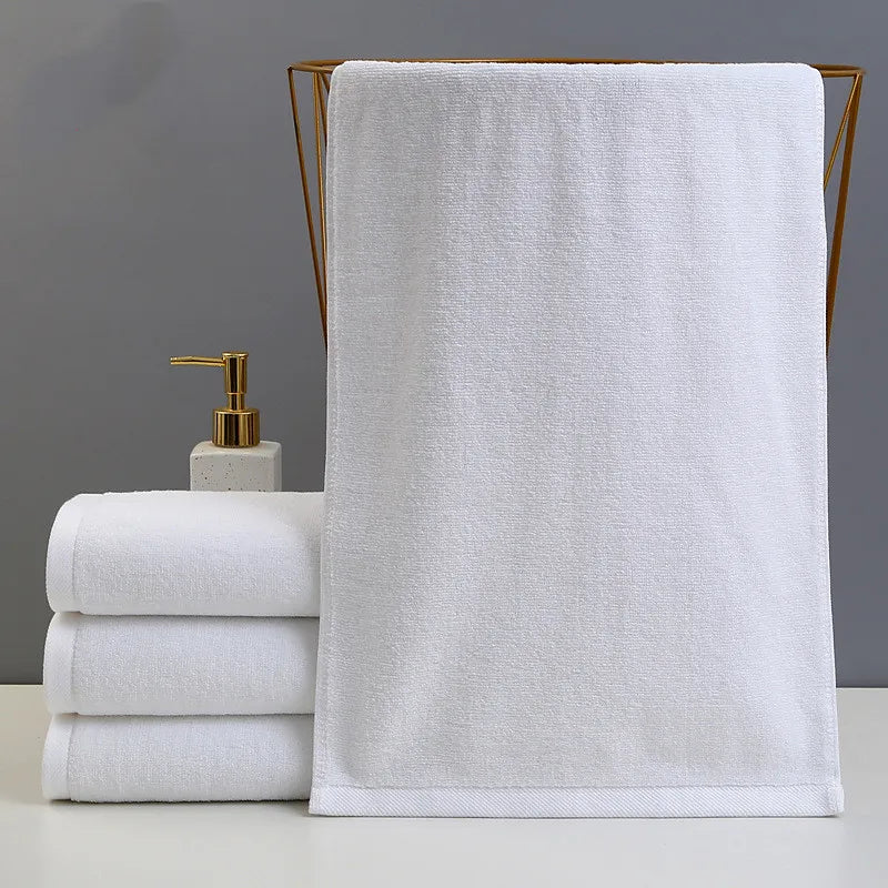 White oversized bath towel Super absorbent thick cotton bath towel Family Bath Hotel Adult bath towel Spa bath towel Beach towel